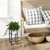 2 Pack Metal Plant Stand Indoor Black