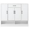 ON-TREND Sleek and Modern Shoe Cabinet with Adjustable Shelves, Minimalist Shoe Storage Organizer with Sturdy Top Surface, Space-saving Design Side Bo